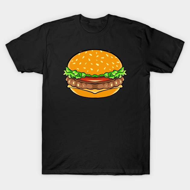 Burger T-Shirt by fromherotozero